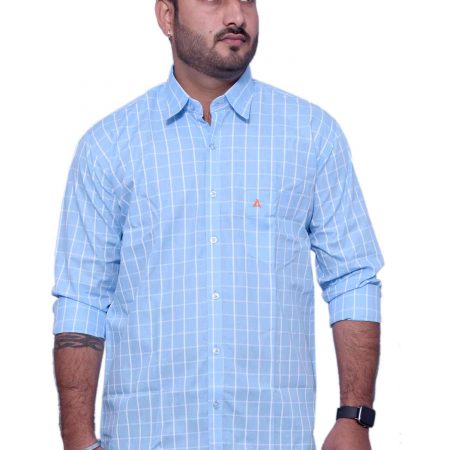 Sky Blue Check Shirt