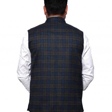 Steel Grey Check Modi Jacket