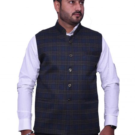 Steel Grey Check Modi Jacket