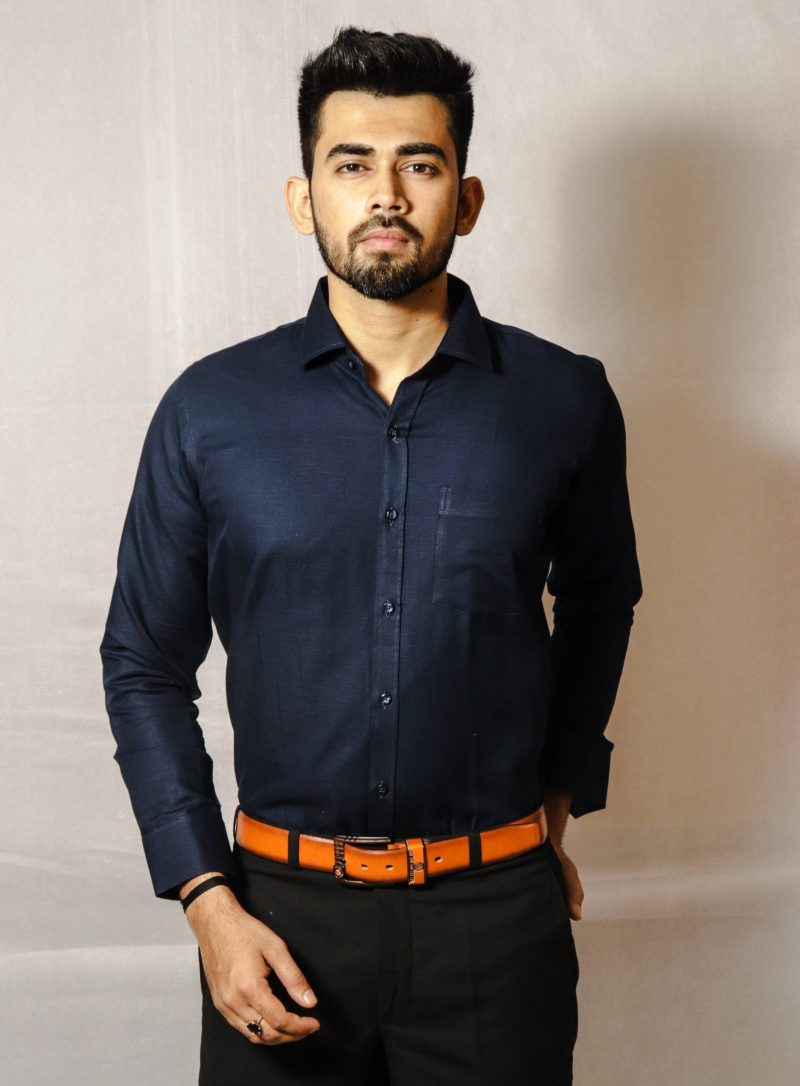 Plain Navy blue