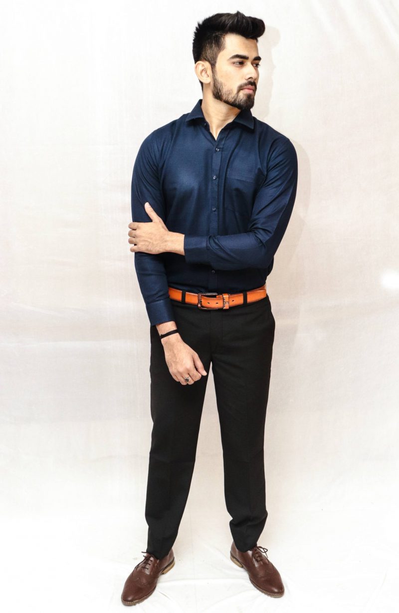 Plain Navy blue