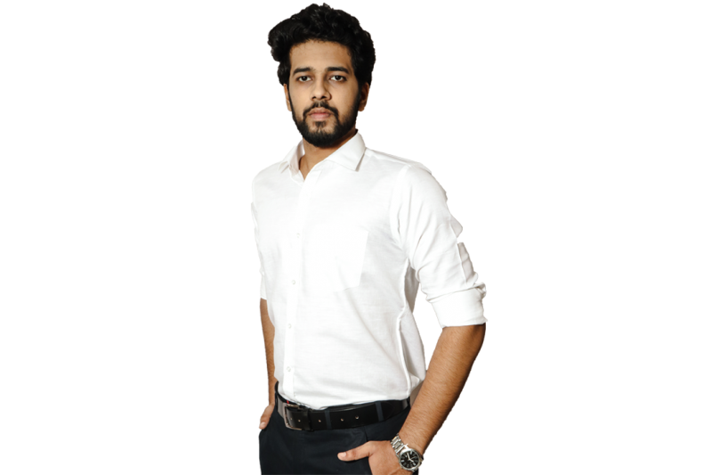 Educative plain white shirt