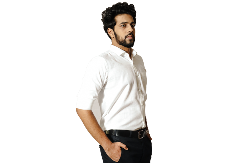 Educative plain white shirt